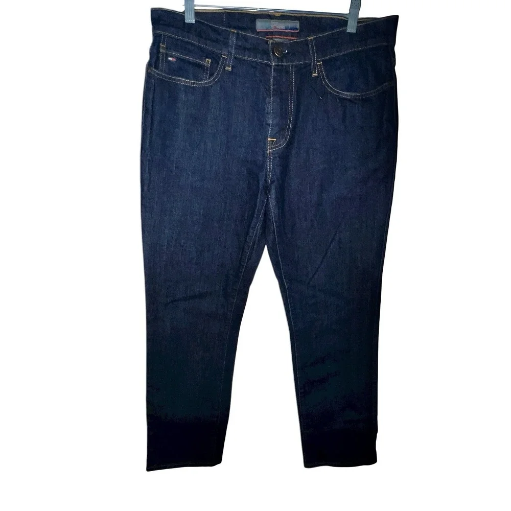 Tommy Hilfiger Denim‎ Men's Straight Leg Jeans Cotton Medium Wash Size 32 X 30